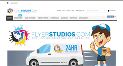 Desktop Screenshot of flyerstudios.com